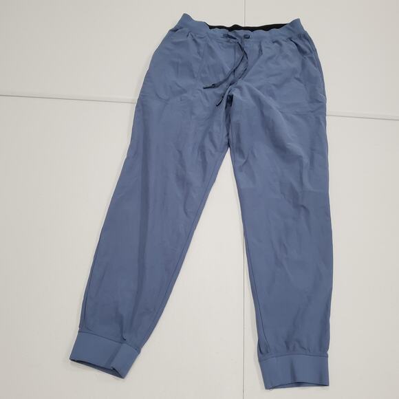 Lululemon ABC Jogger Pants Mens Large Blue Cuffed Drawstring Athletic LM5AMZS - Picture 1 of 8